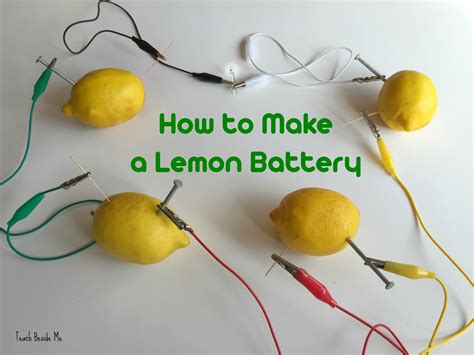 Lemon Battery Experiment - Teach Beside Me