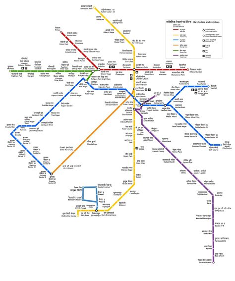 DISCOVER TIPS | Knowledge Magazine: Map of Delhi Metro