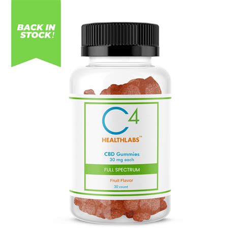 Full Spectrum CBD Gummies – C4 Healthlabs™