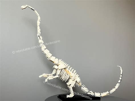 LEGO MOC 21320: Barosaurus skeleton by Ambrosino | Rebrickable - Build ...