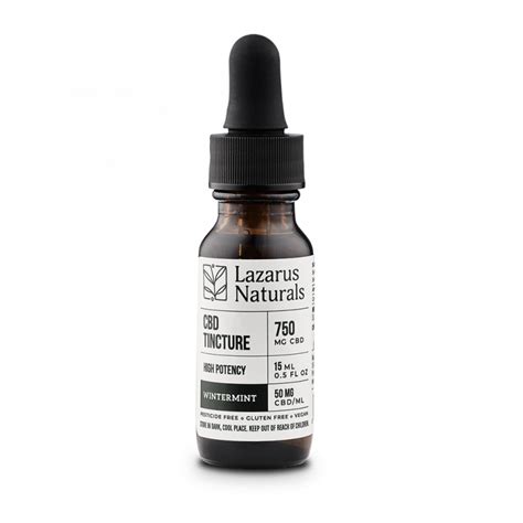 Buy Lazarus Naturals CBD Isolate Tincture Flavorless Online