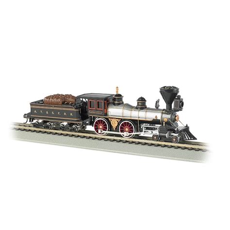 Bachmann Trains Santa Fe #91 Electric Train Model + Tender, HO Scale ...