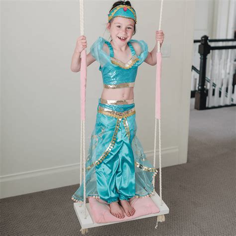 Princess Jasmine Costume Dress Up Outfit Disney Aladdin – Kiddie Majigs ...