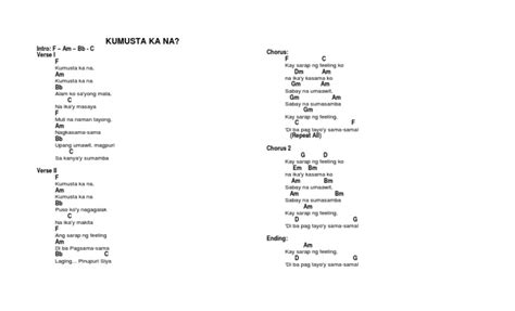 Kumusta ka na Chords.docx