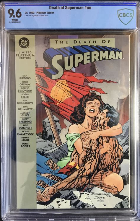 The DEATH of SUPERMAN Limited Platinum Edition tpb - CBCS (like CGC ...