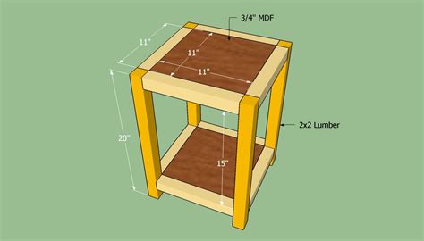 Woodwork Diy End Table Plans PDF Plans