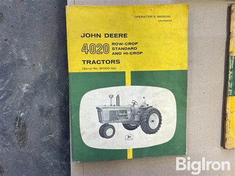 John Deere Manuals BigIron Auctions