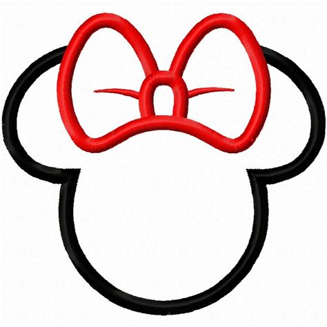 Minnie Mouse Bow Template - ClipArt Best