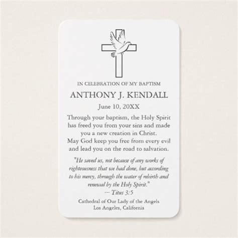 Baptism Prayer | Baptism of Christ | Zazzle