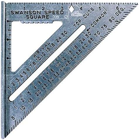 Amazon.com: SWANSON Tool Co S0101 7 Inch Speed Square, Blue ...