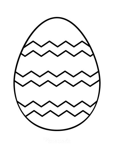 Easter Egg Coloring Pages & Free Printable Templates