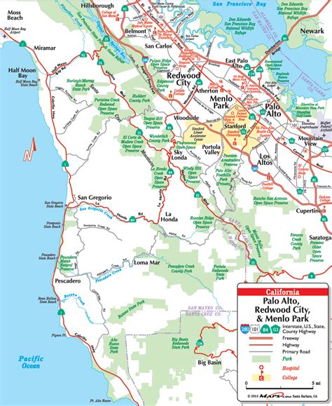 Palo Alto California Map - Printable Maps