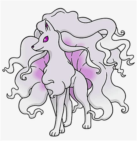 Pokemon Alola Ninetales Shiny Transparent PNG - 1024x1024 - Free ...