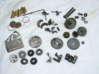 Lot Antique Phonograph Repair Parts Gears Cogs Cams Badge | eBay