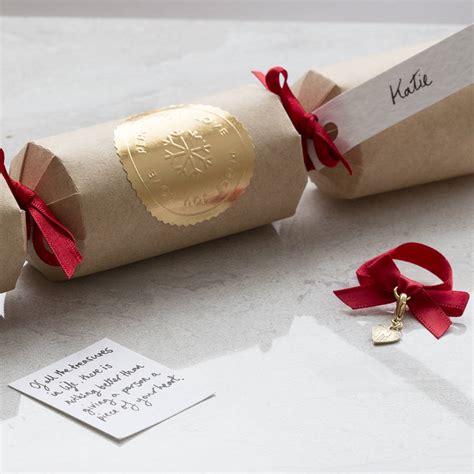 personalised luxury christmas crackers with charm by charlotte lowe ...