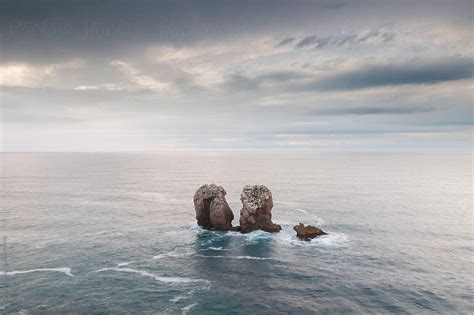 "Beautiful Rock Formation In The Sea" by Stocksy Contributor "Marilar ...