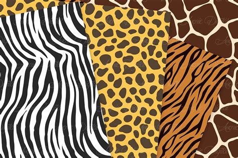 Animal Print Vector Patterns - Paper | Pattern paper, Animal print ...