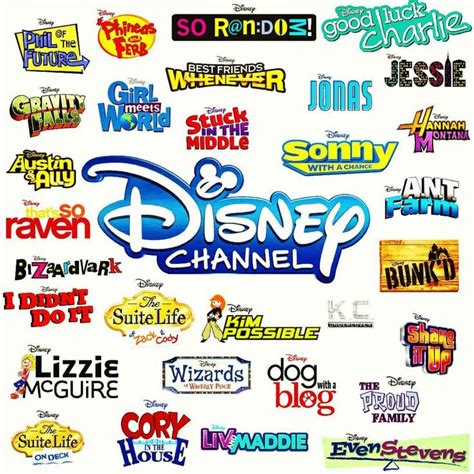 Disney Channel Logos | Disney channel shows, Disney channel, Old disney ...