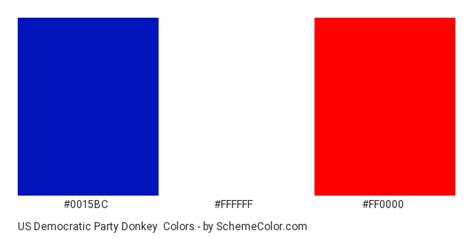 US Democratic Party Donkey Color Scheme » Blue » SchemeColor.com