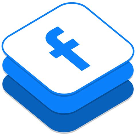 Facebook App Icon 1024X1024 #415253 - Free Icons Library