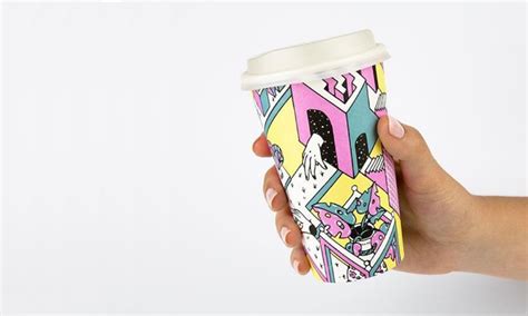 Takeaway coffee cups and the benefits of artistic design