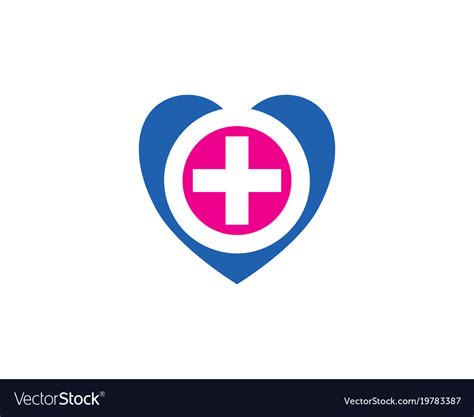 Hospital logo Royalty Free Vector Image - VectorStock