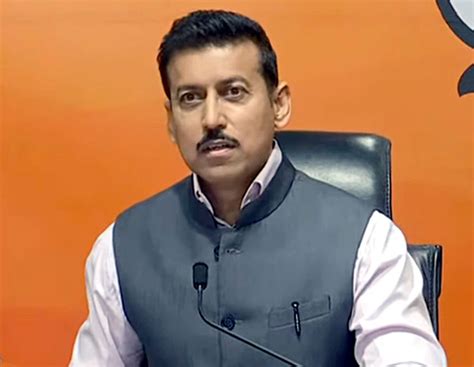 BJP's Rajyavardhan Rathore greeted with black flags on first campaign ...