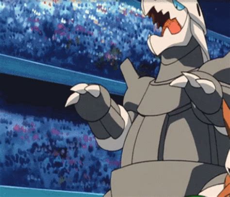 Aggron Ice Beam GIF - Aggron Ice Beam Pokemon - Discover & Share GIFs