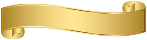 Gold ribbon banner clip art - Clip Art Library