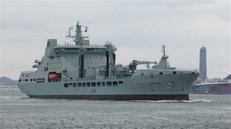 RFA Tidespring, arrives in Japan visiting on her delivery voyage to the ...