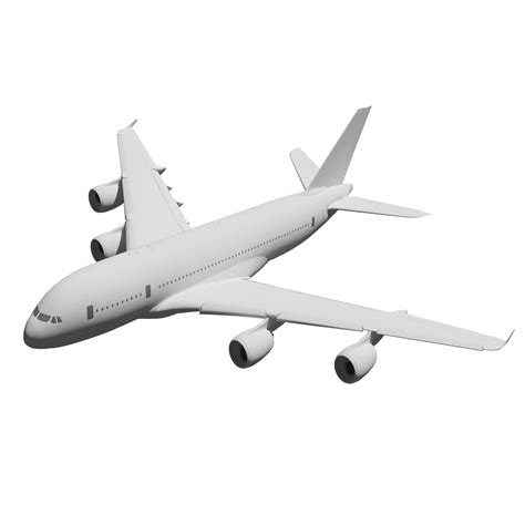 Airplane isolated on transparent background , 3D rendering aircraft ...