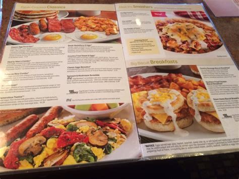 Perkins Breakfast Menu