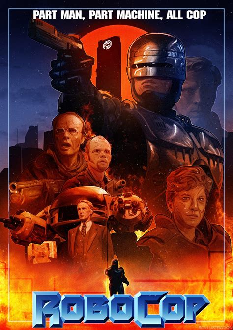 RoboCop (1987) [1500 x 2121] | Affiche cinéma, Cinéma, Affiche