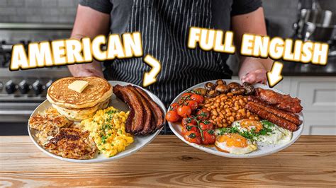 4 Million Subscriber Special: American Vs. Full English Breakfast ...