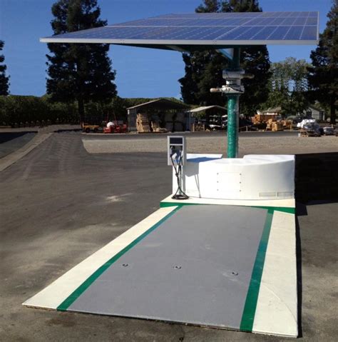 Portable Solar Powered Electric Vehicle Charging Stations