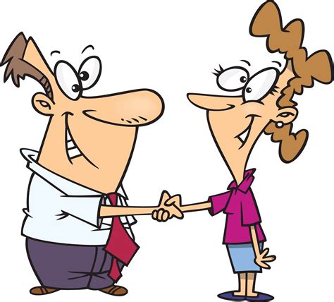 respect each other by greeting eachother | Cartoon clip art, Clip art ...