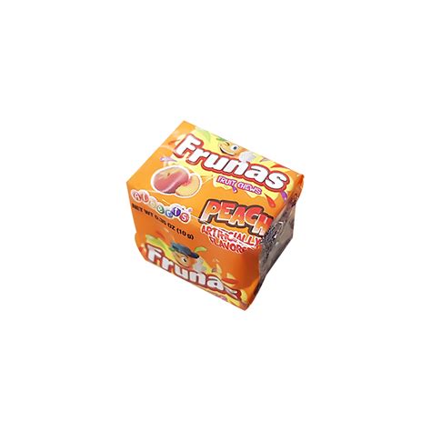 Frunas Fruit Chews Peach 4pc - (10g) – Simway Sweets