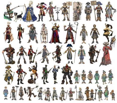 Fable 2 - charactes | Concept art characters, Fables, Retro gaming art