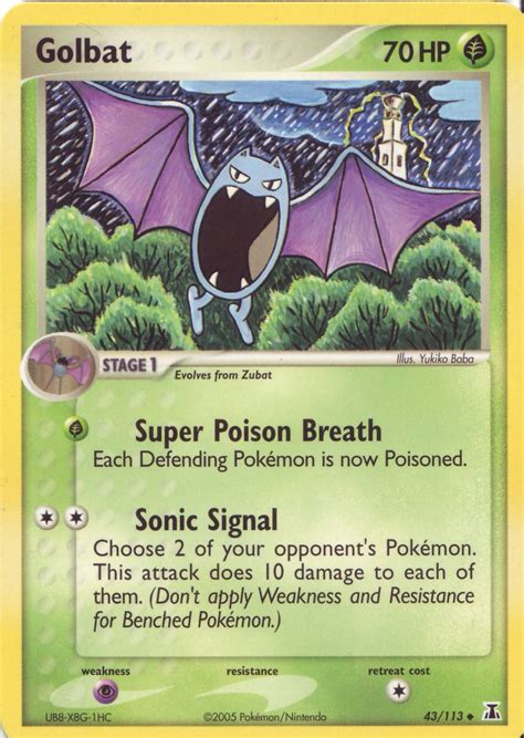 Golbat Pokemon Card - Printable Cards