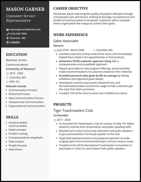 3 Entry-Level Customer Service Resume Examples