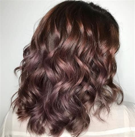 Chocolate mauve hair: Autumn's new colour trend