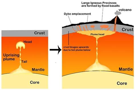 Define mantle Plume’s role in Plate Tectonics?