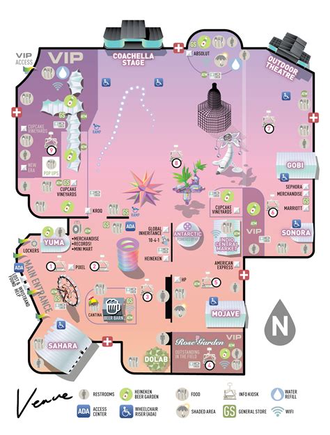 Coachella map - Eminem Brasil