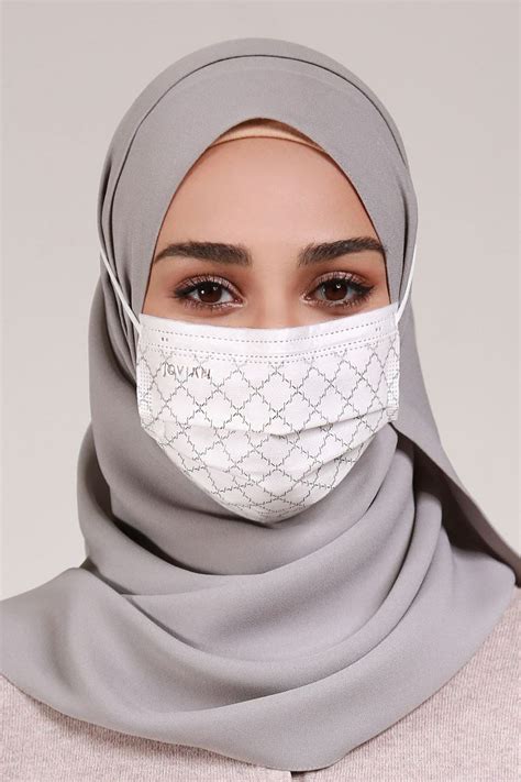 [100% AUTHENTIC] White Monogram 3-Ply Headloop Mask by JOVIAN - Almaz ...