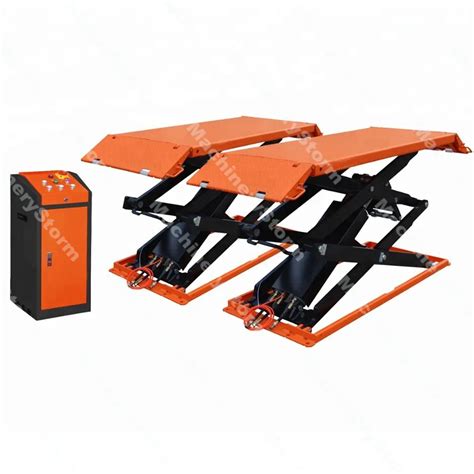 3Ton Full rise scissor car lift with CE Portable hydraulic scissor car ...