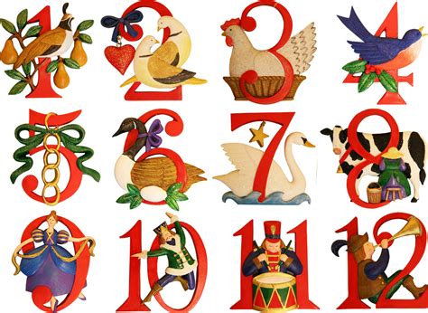 12 Days Of Christmas Traditional Version - Printable Online