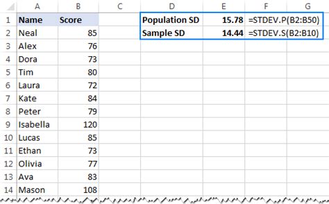 Top 9 How To Calculate Standard Deviation In Excel