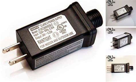 Class 2 Power Supply (JT-DC240V0250-C) UL-Listed US Plug Power 24v ...