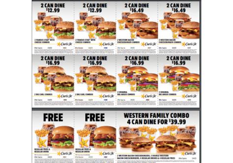 Carl's Jr Coupons in Canada I Print I July 2023