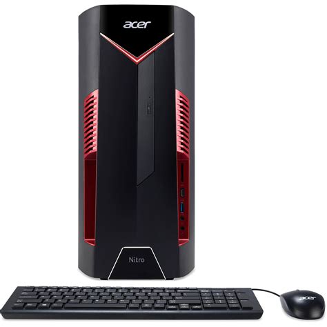 Acer Nitro N50-100 Gaming Desktop Computer - AMD Ryzen 5 2500X 3.6GHz ...